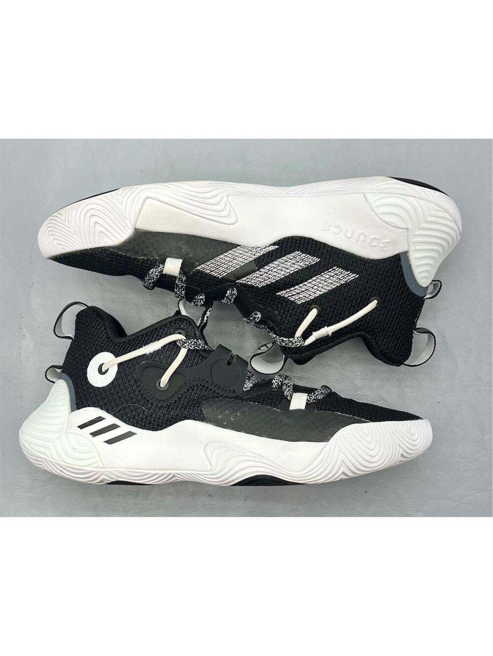 Adidas Harden Stepback 3 Youth Basketball Shoes Black Size 4 Kids GY8640